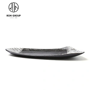High Quality Hotel Goods Dinnerware Irregular Porcelain Plate