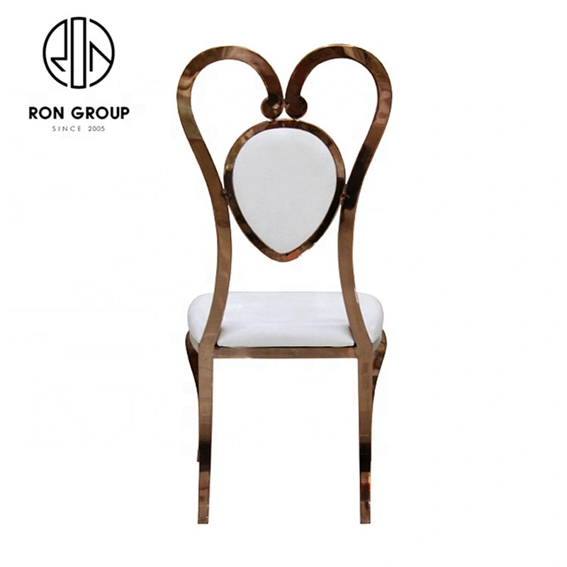 China Wholesale Restaurant Stainless Steel Legs Wedding Chair