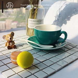 Custom food grade restaurant colorful 300ml porcelain coffee cups