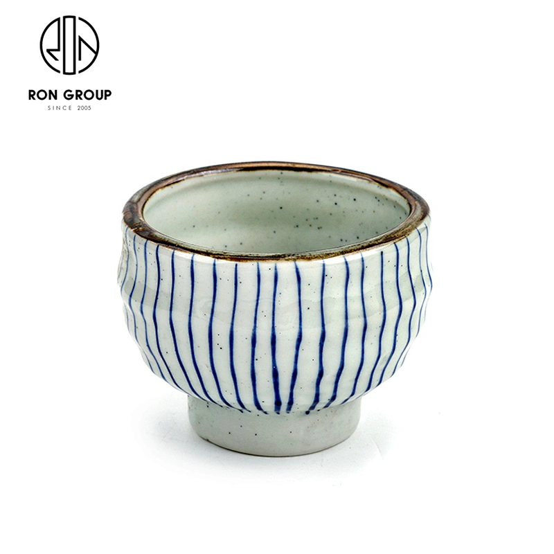 Wholesale Restaurant Coffee Shop Ceramic Blue Color Coffee Cup
