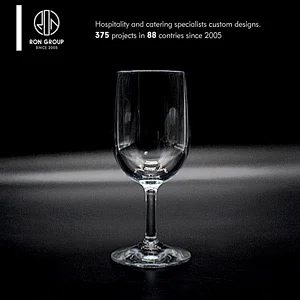 Foshan restaurant supplier 250ml unbreakable plastic wine glass