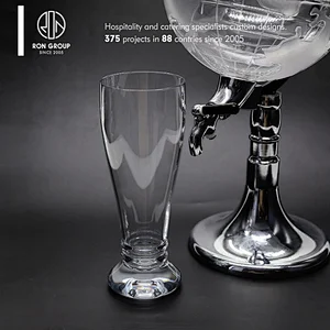 Approved food grade restaurant pub plastic pilsner beer mug
