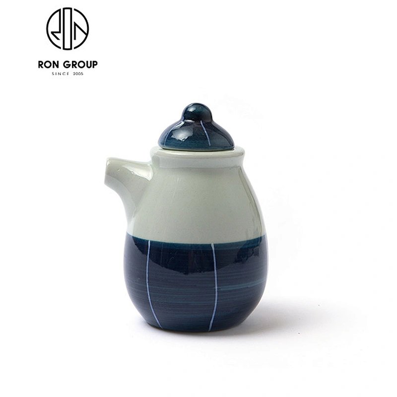 Bulk sauce ceramic bottle hot seasoning bottle with 3-holes