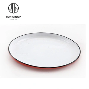 Ceramic Japanese egg shape shallow restaurant plate irregular dinning dishes plates
