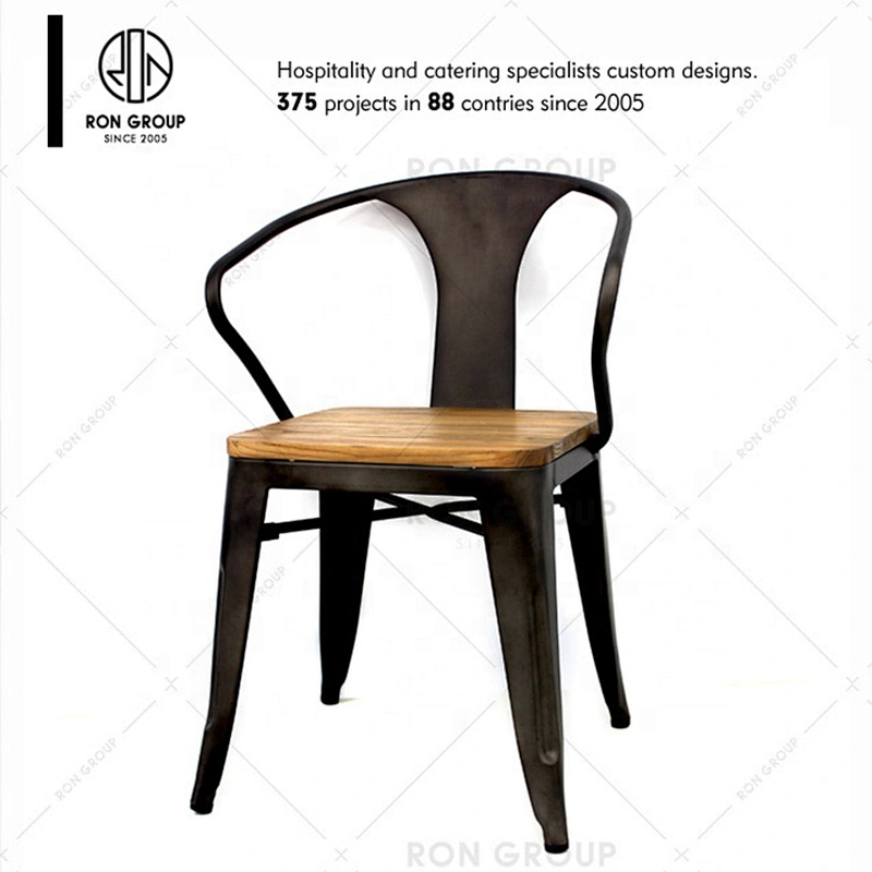 Wholesale Hot-Sale Portable Fashional Black Restaurant Chair