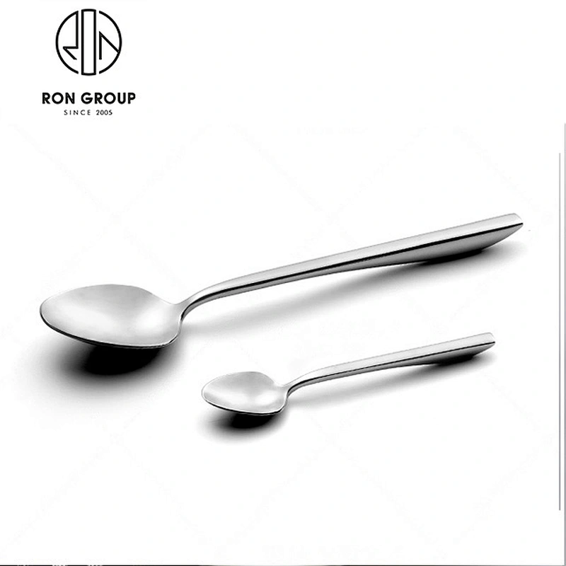 Wholesale Restaurant Stainless Steel Dessert Spoon Coffee Spoon