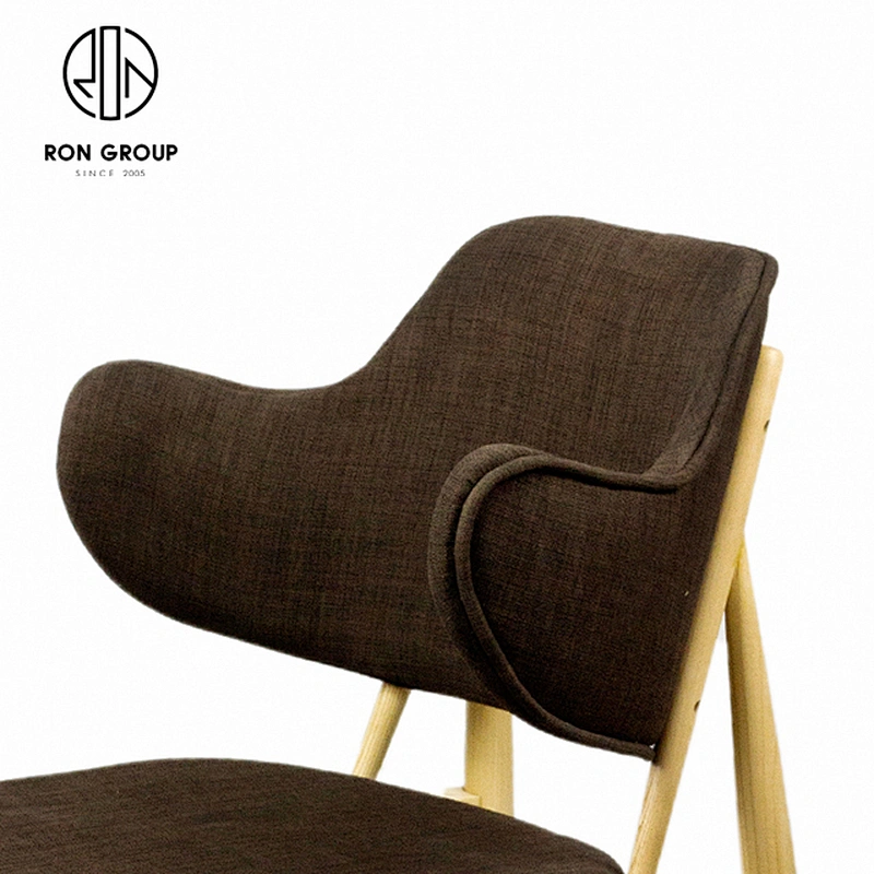 Nordic Restaurant Wooden Furniture Armrest Chairs Set Dining Room