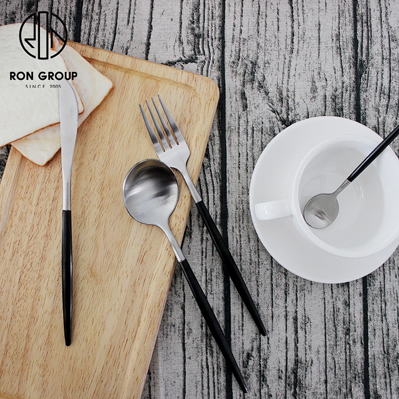 Restaurant Customize Color Fork Knife And Spoon Set Stainless Steel Cutlery
