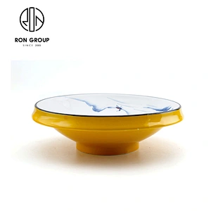 Dinnerware  supplier  porcelain  round dishes plates  set for restaurant