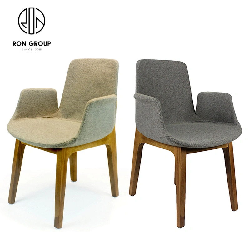 Comfort Classic Style Hotel Armrest Leather Dining Room Chair