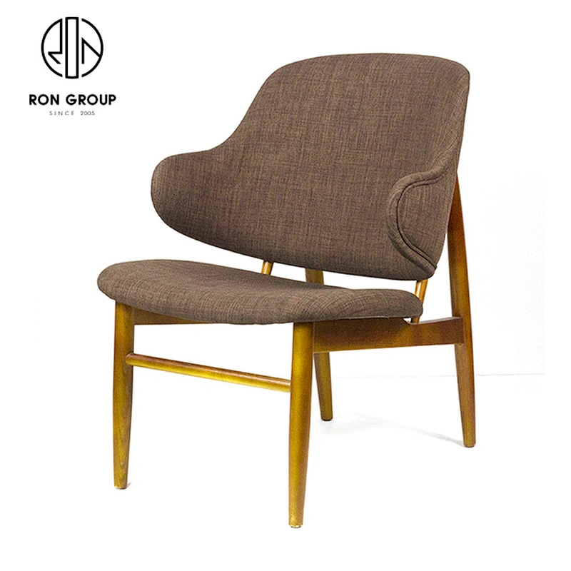 White Ash Wooden Soft Seat Dining Chairs High Back For Restaurants