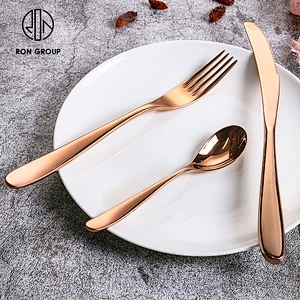 Wholesale Western Style Stainless Steel Cutlery Tableware Set For Restaurant