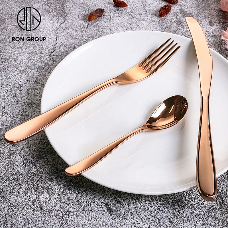 Wholesale Western Style Stainless Steel Cutlery Tableware Set For Restaurant