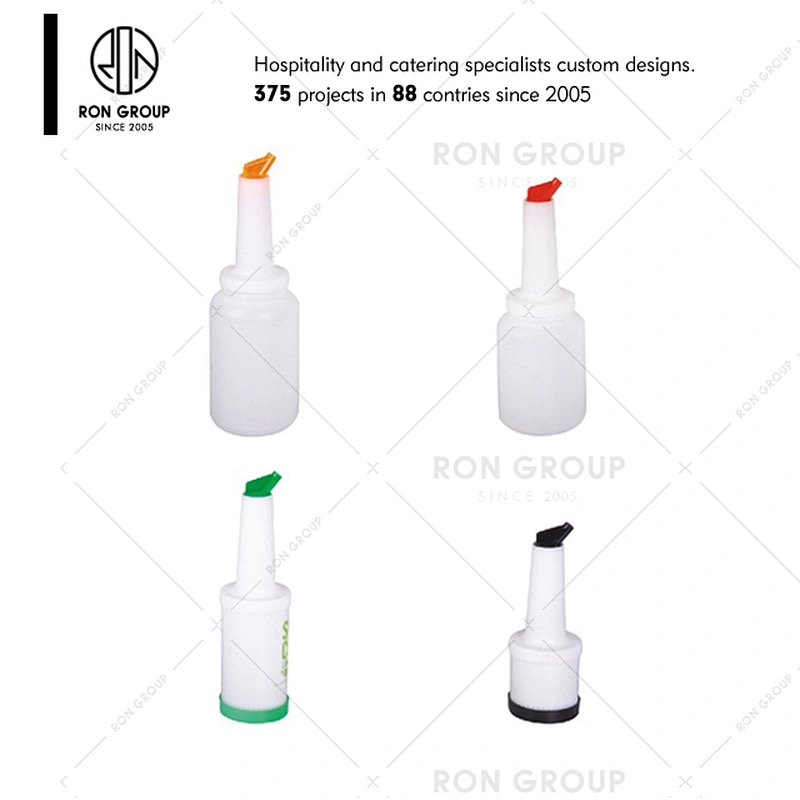 Food grade restaurant 12oz plastic sauce squeeze bottle
