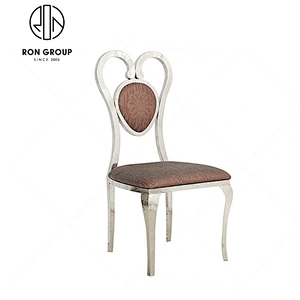 Modern design stainless steel dinning chair for restaurant