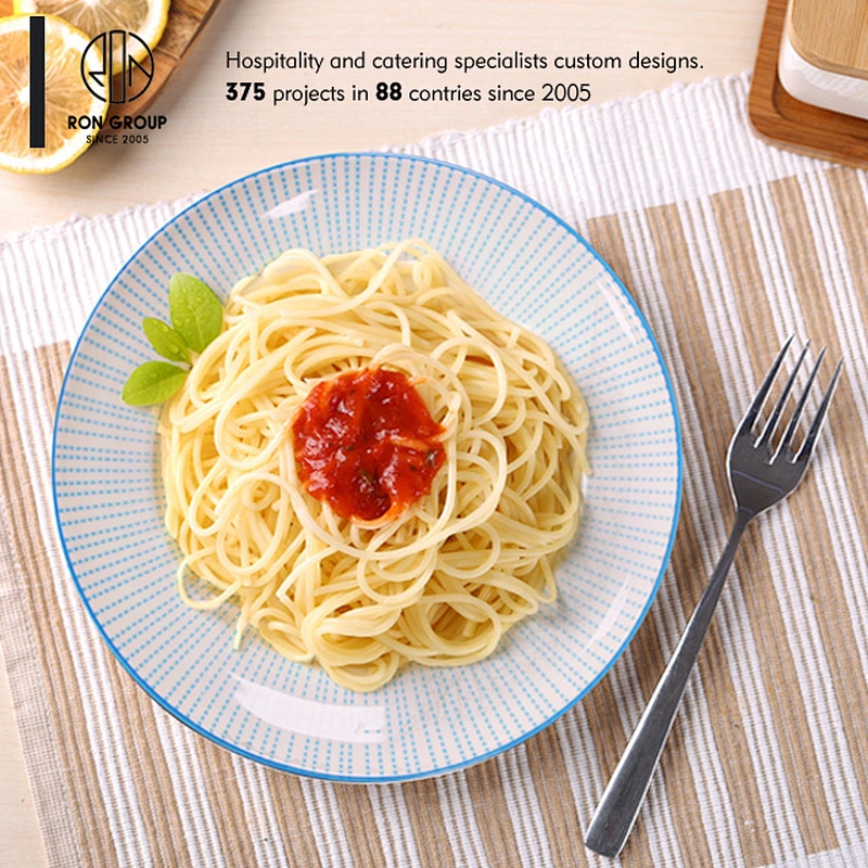 Ceramic dinner plate 7cm round