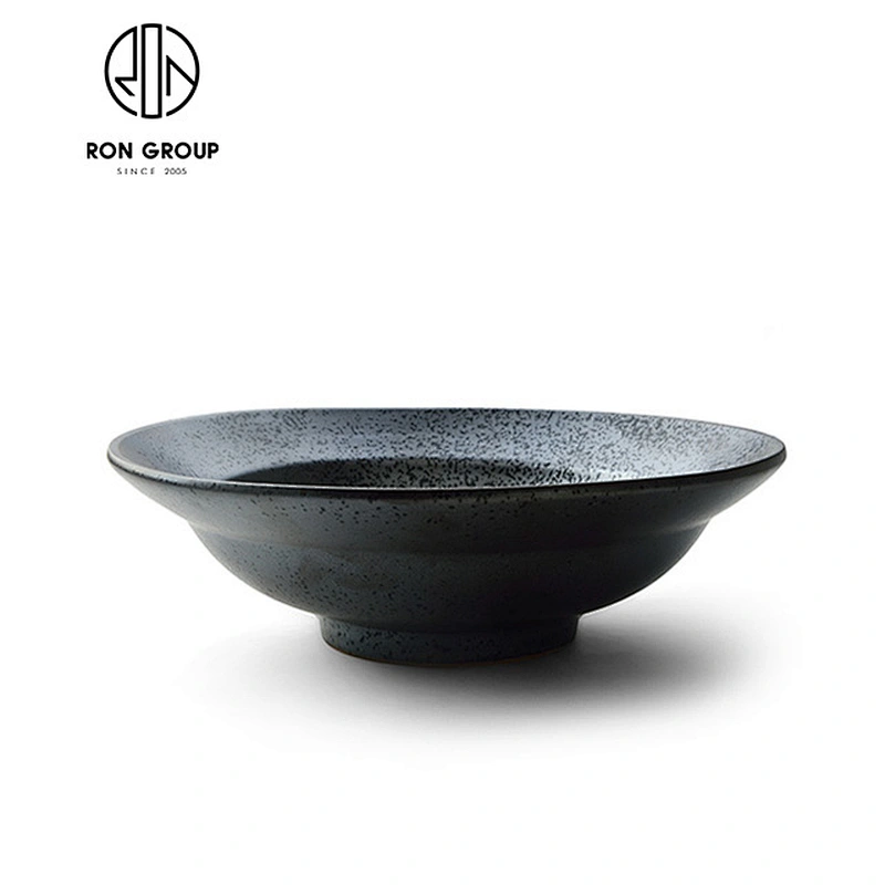 service tray matt black rectangular ceramic plates