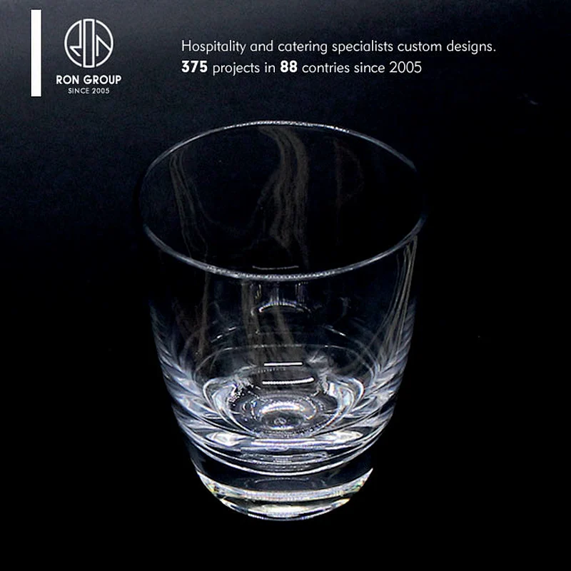 Food grade restaurant reusable 6oz clear plastic water cup