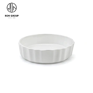 Wholesale Dinnerware Porcelain Serving Round Deep Soup Plate For Hotel Restaurant