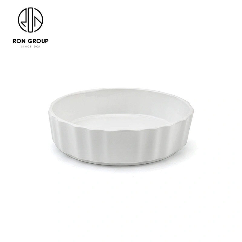 Wholesale Dinnerware Porcelain Serving Round Deep Soup Plate For Hotel Restaurant