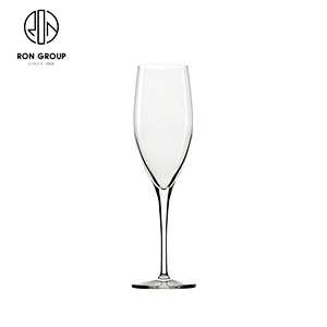 278ML Crystal Flute Champagne Shatterproof Wine Glasses For Coffee Shop