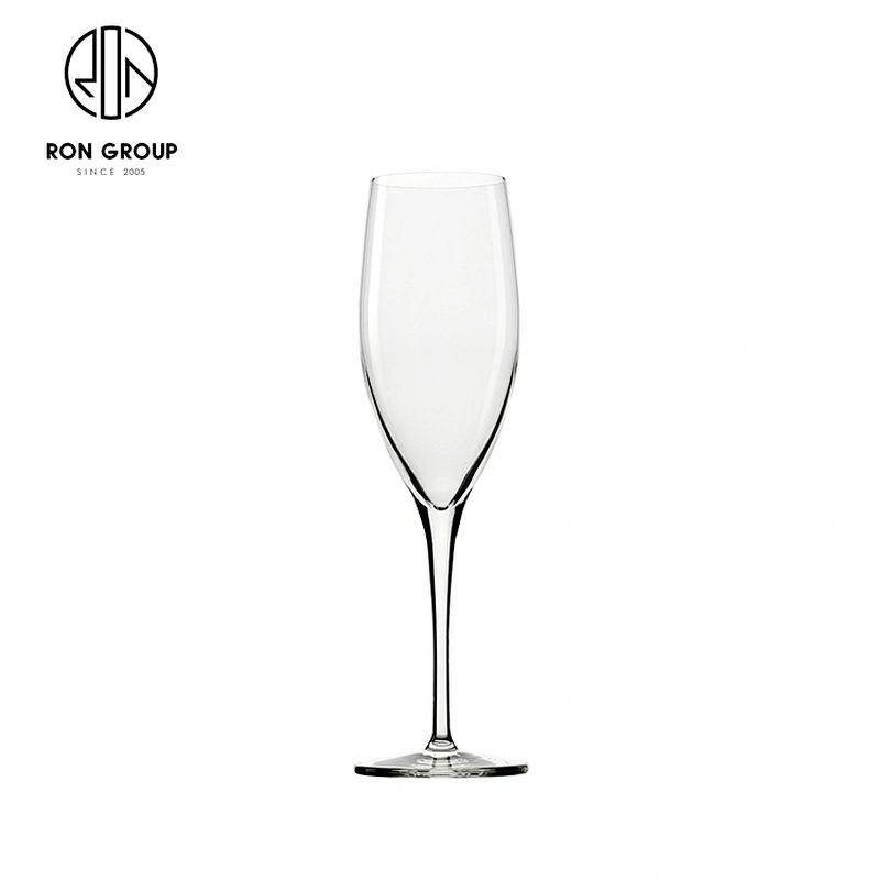 278ML Crystal Flute Champagne Shatterproof Wine Glasses For Coffee Shop