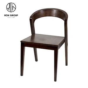 Wholesale Comfortable White Ash Wooden Dining Chairs Modern For Restaurant
