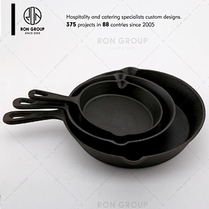 Wholesale Restaurant Cast Iron Cooking Fry Pan Set