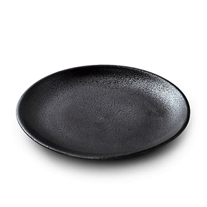 Restaurant Family Universal Round Durable Black Dinner Plate
