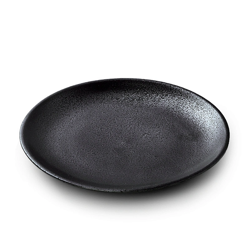 Restaurant Family Universal Round Durable Black Dinner Plate