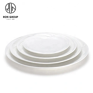 Guangzhou Manufacture Unique Custom Oval Soup Plate For Restaurant