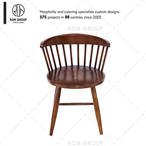 Cafe club elegant durable wooden restaurant chair for sale used