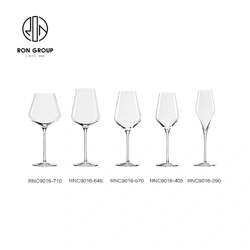 Wholesale Large 710ML Transparent Crystal Burgundy Wine Glass For Restaurant