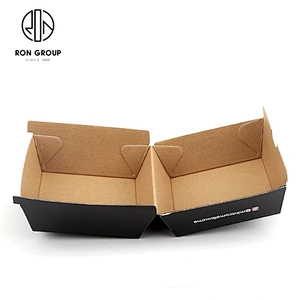 Wholesale Restaurant Use Food Storage Disposable Printed Pack Burger Box
