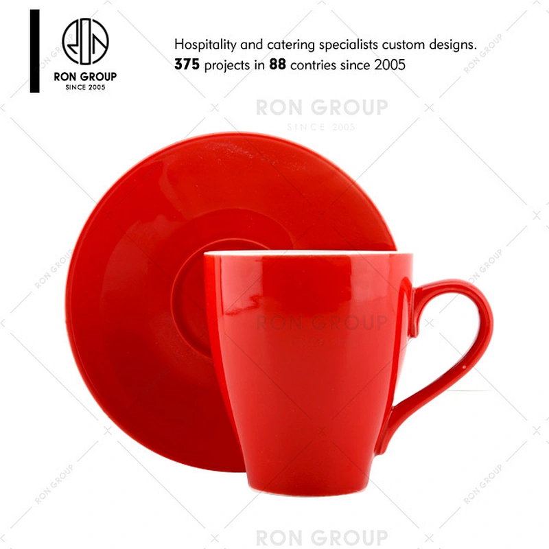 Wholesale Restaurant Brown Custom Ceramic Coffee Mug