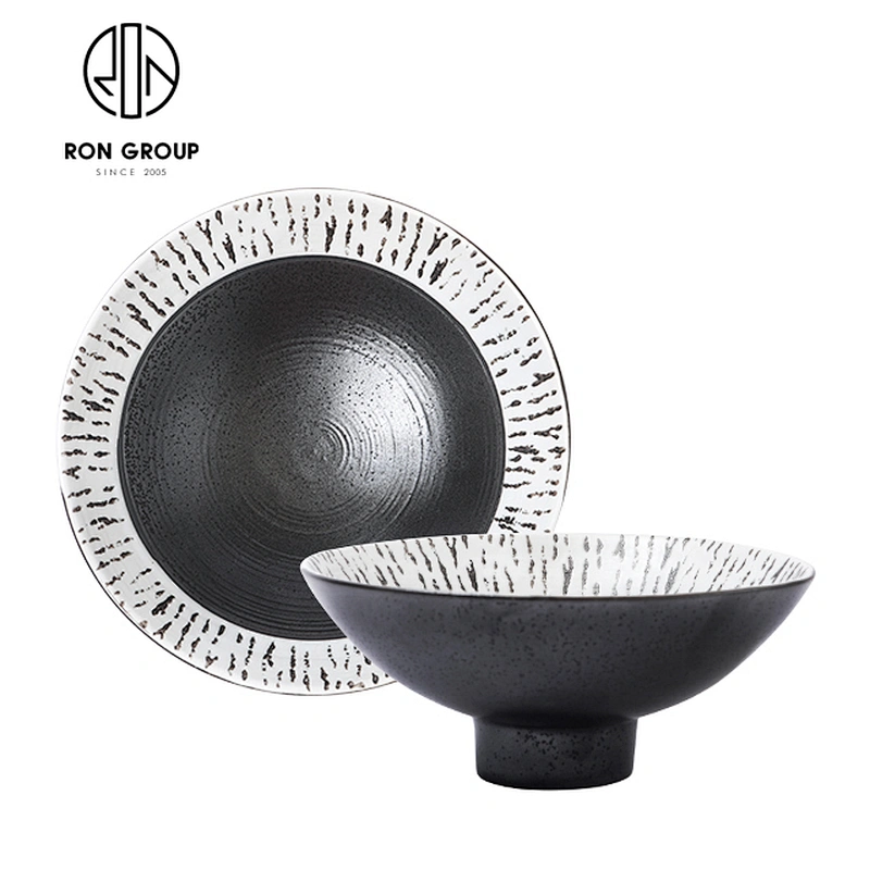 Porcelain Rice Bowl Large Ceramic Soup Bowl  For Restaurant And Hotel