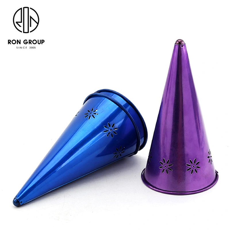 Hot Sale High Quality Four Color Metal Conical Basket For Restaurant