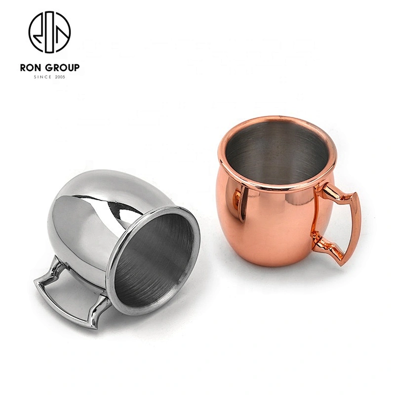 60ml High Quality Copper Silver Color Cocktail Shaker Set Bar Mug