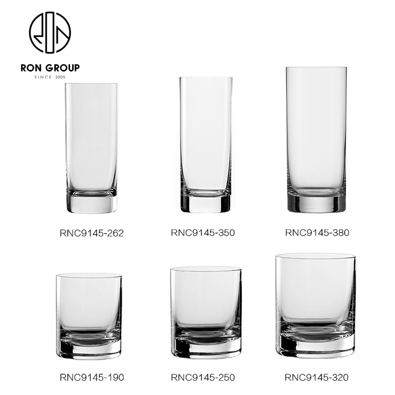 Good Quality Handmade 250ML Lead Free Crystal Whiskey Glass For Wedding