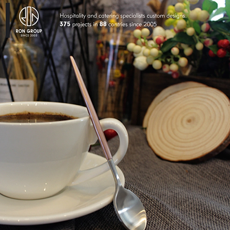 High Quality Modern Customized Coffee Shop White Ceramic Coffee Mug