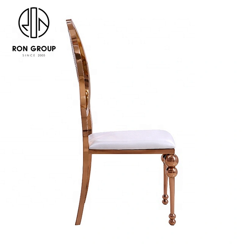 High Quality Strong Stainless Steel Wedding Banquet Chair