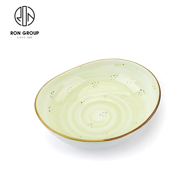 Wholesale Crockery Restaurant Ceramic Plates Custom Color Dinner Set