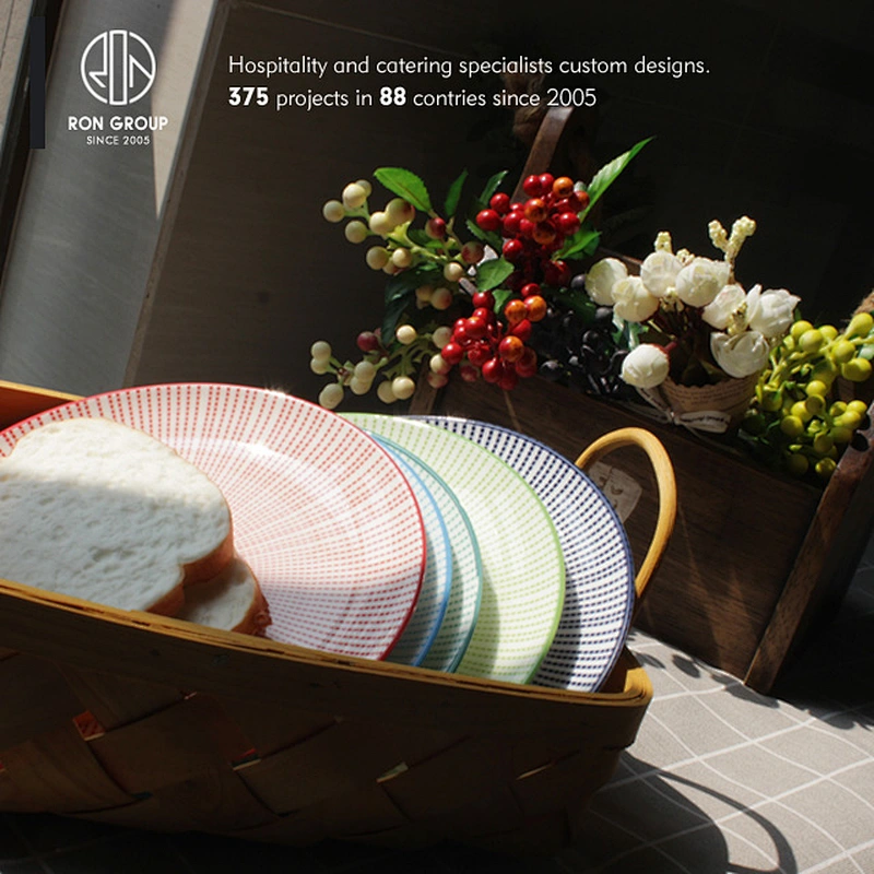Porcelain tableware ceramic dinner plate