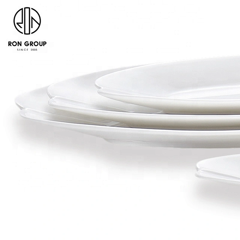 Wholesale And Retail Long Oval Soup Plate For Hotel And Restaurant