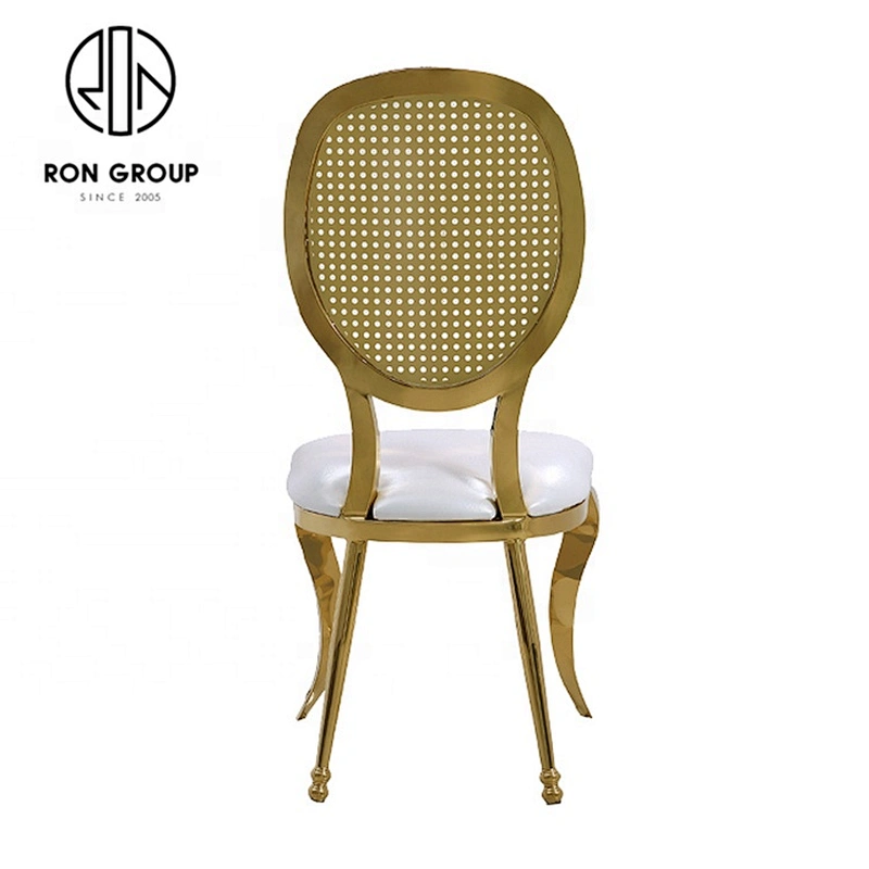 Fashion Hotel Furniture Stainless Steel Wedding Dining Chair