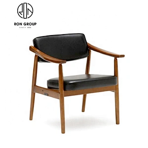 Wholesale Restaurant Handrail Dining Chair With Wooden