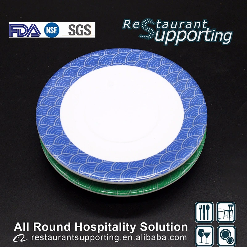 Wholesale 100% Quality guaranteed restaurant bule melamine sushi dish