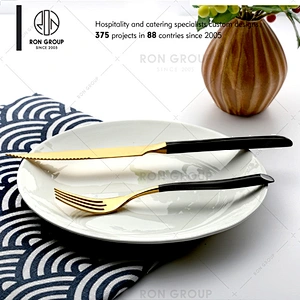 Stainless Steel Black Handle Dinner Knife Table Knife