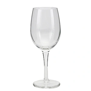 Luxury White Transparent Glass High End Restaurant Custom Wine Glass