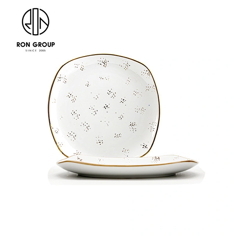 Wholesale Good Quality Restaurant White Ceramic Dinner Plate Dish Set